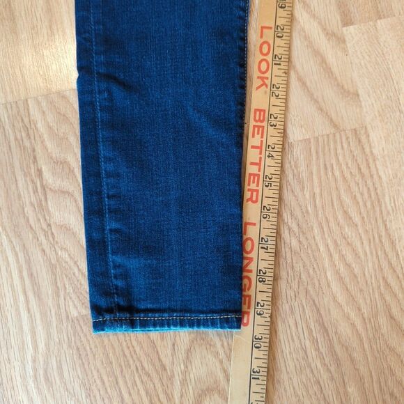 Abercrombie & Fitch Jeans Womens 25/31 Super Skinny Blue Low Rise Stretch Dark - Picture 2 of 7